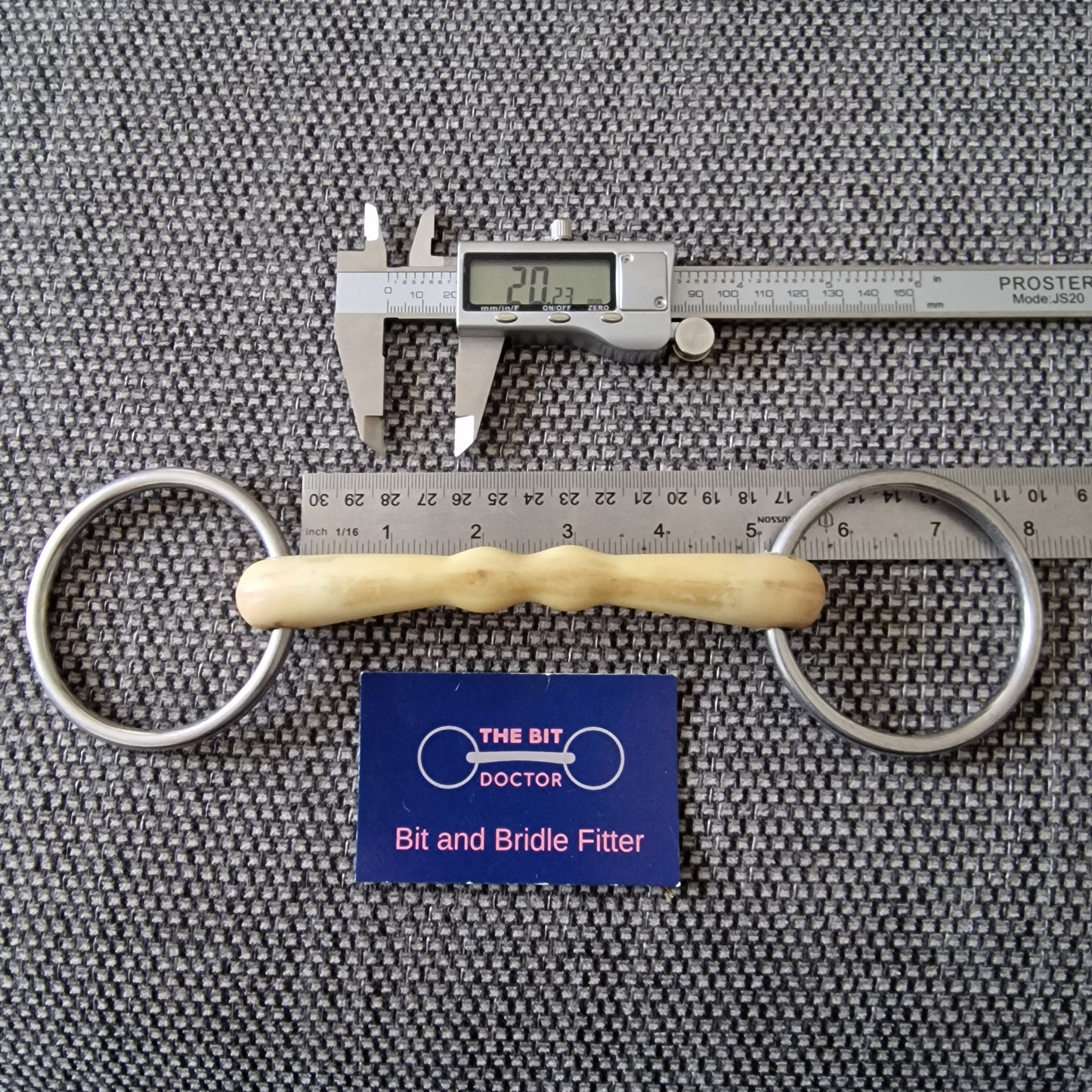 5" loose ring flexi mullen mouth bit B169
