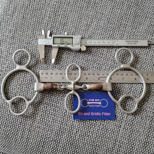 5.5" 140mm bombers spinner 2.5 ring universal gag bit B207