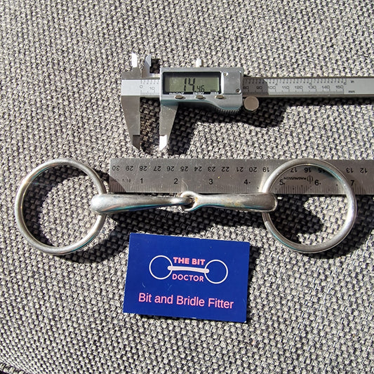 4.25" stubben loose ring jointed snaffle Bit B1476