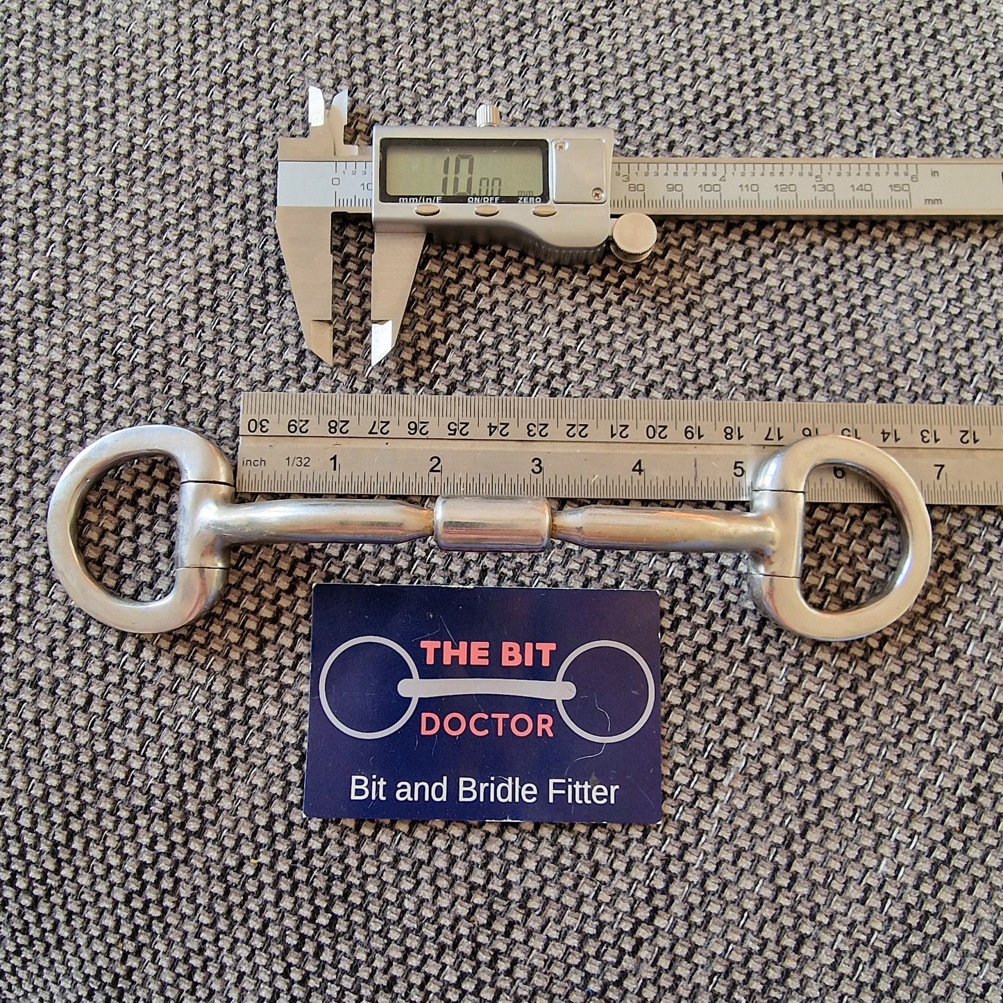 5" horsemanship saddlery hp relief barrel eggbutt snaffle Bit B1267