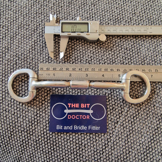 5" horsemanship saddlery hp relief barrel eggbutt snaffle Bit B1267