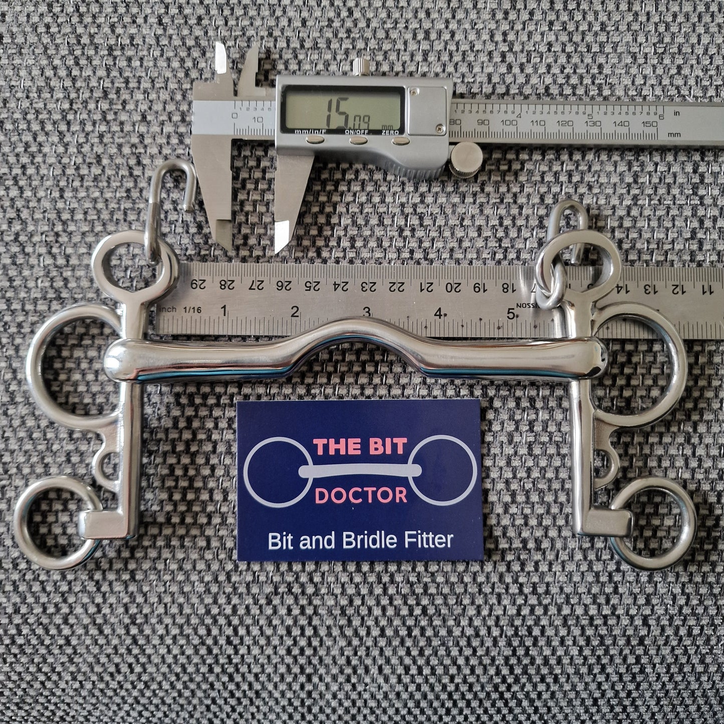 5.5" TBD Custom ported baby pelham bit B881