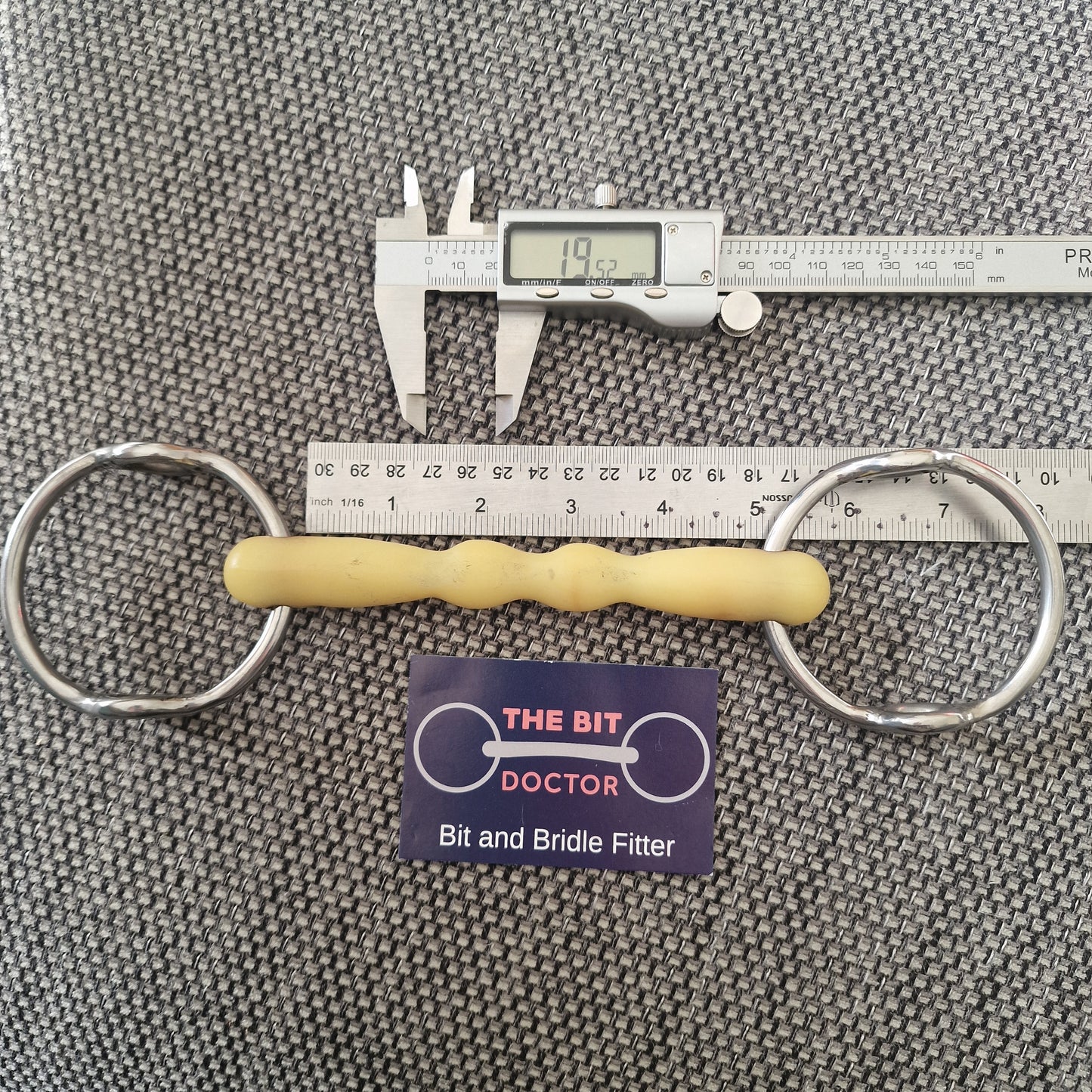 5" happy mouth mullen balding gag bit B441