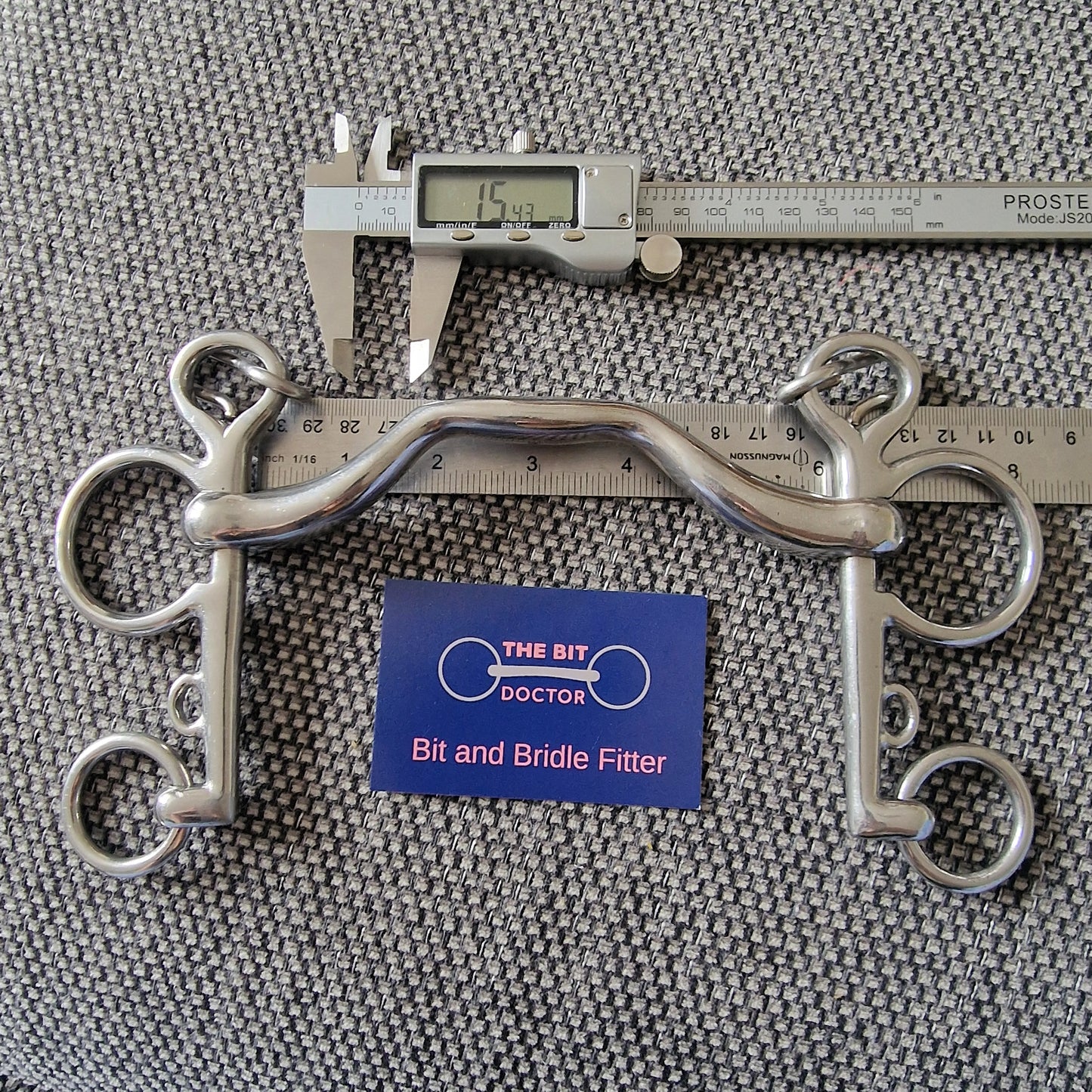 6" fylde correction port pelham Bit B1302