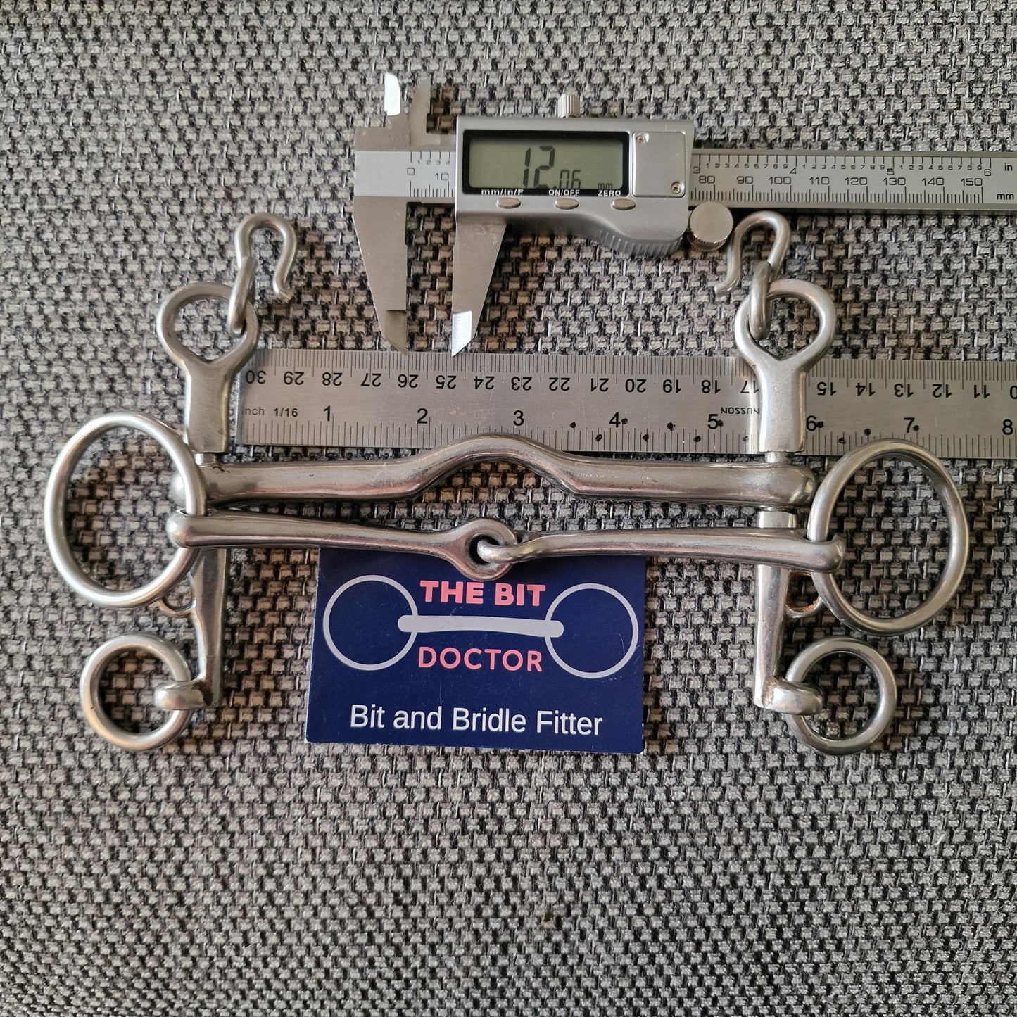 5.25" fylde weymouth double bridle set bit B845