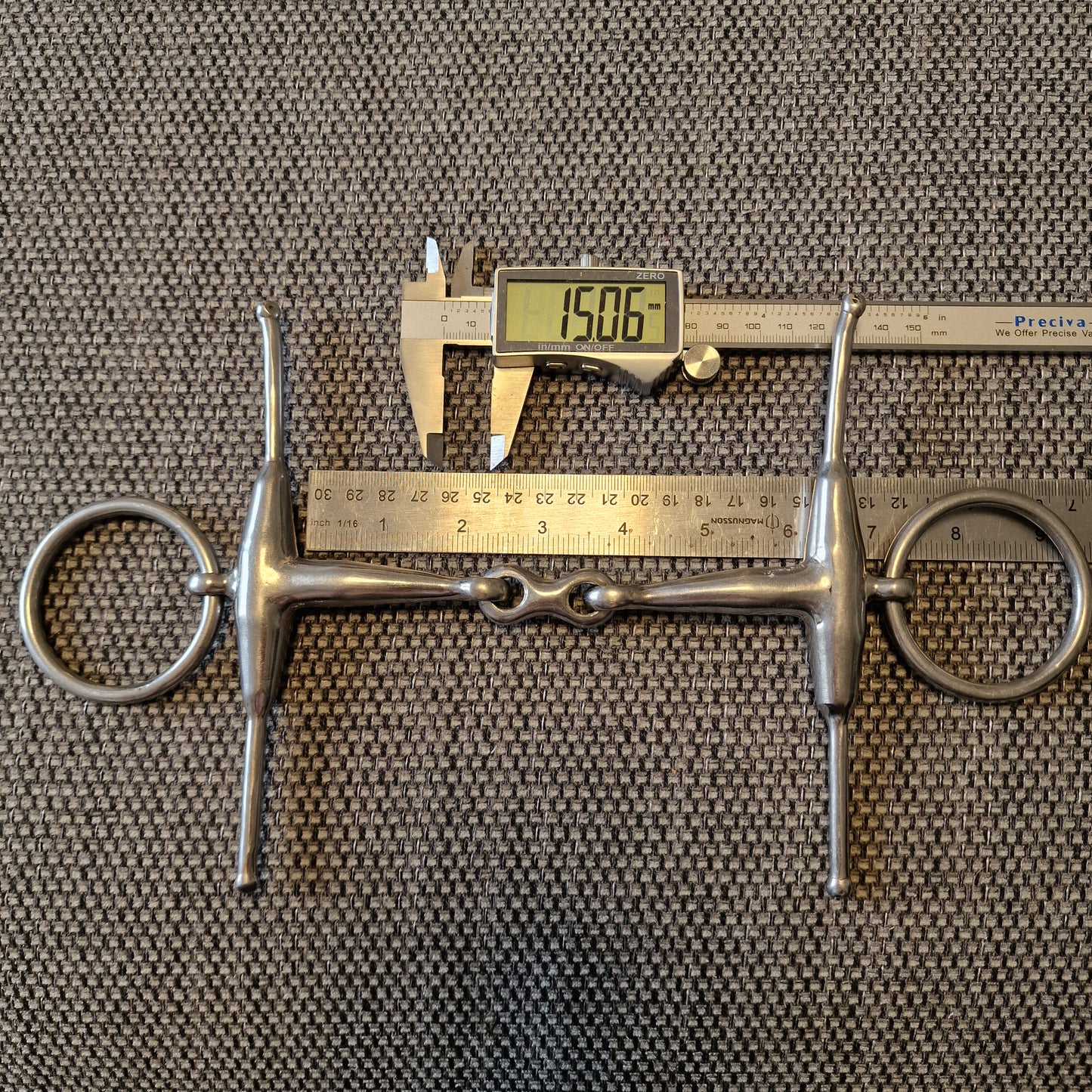 6" Abbey custom french link fulmer snaffle Bit B1396
