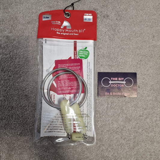 6.25" happy mouth loose ring lozenge snaffle Bit New B1641
