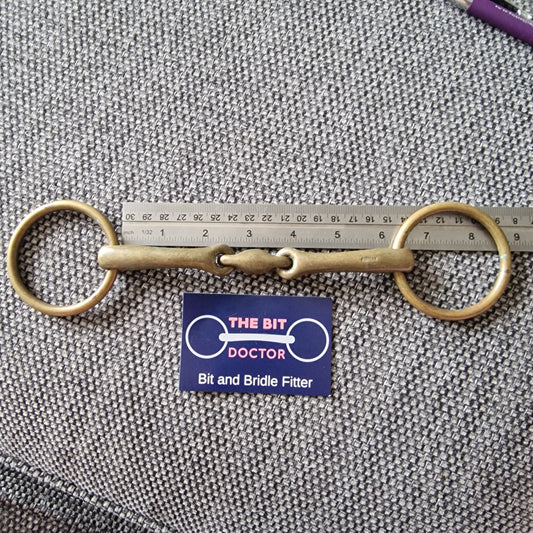 6" sprenger aurigan loose ring bradoon snaffle bit B143
