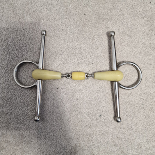 5" happy mouth lozenge full cheek snaffle Bit New B1639