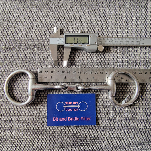 4.75" eggbutt french link bradoon snaffle Bit B1613