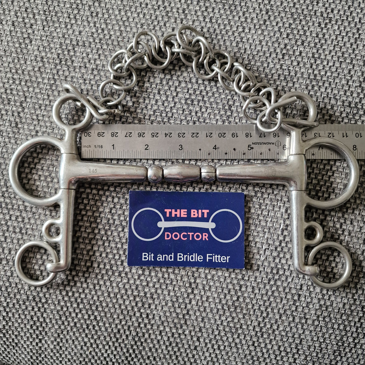 5.75" Ky rotary doubler lozenge baby pelham bit B36