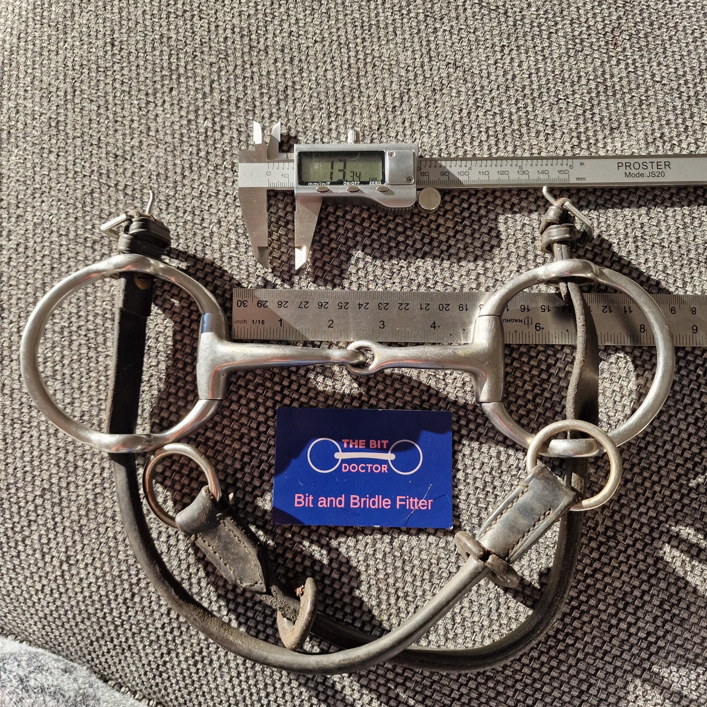 4.5" Cheltenham jointed gag Bit B1466
