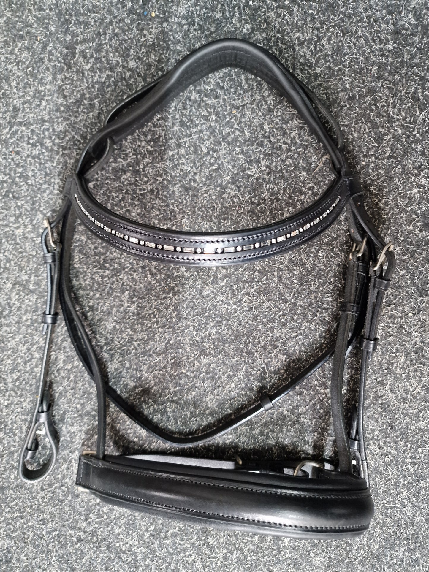 Cob black english leather Bridle A75