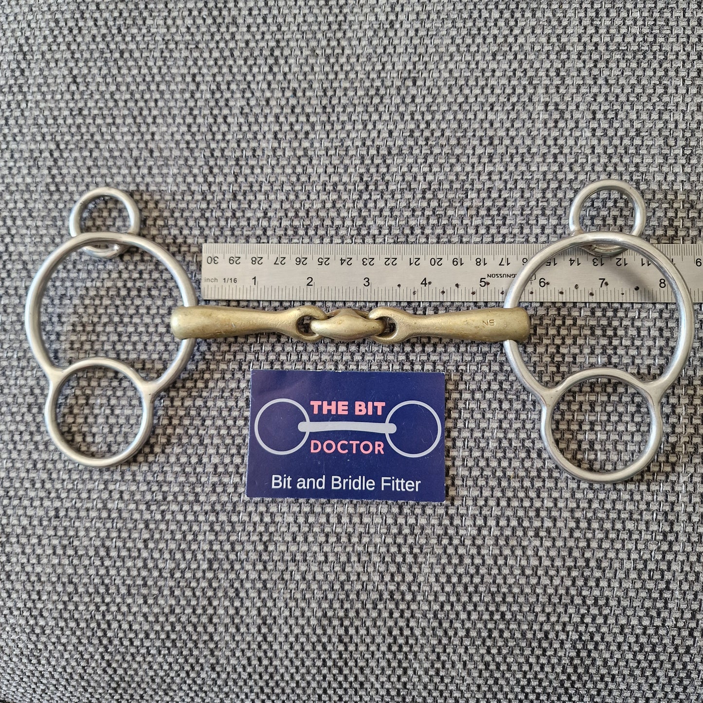 5.25" neue schule older tranz angle lozenge universal gag Bit B1295