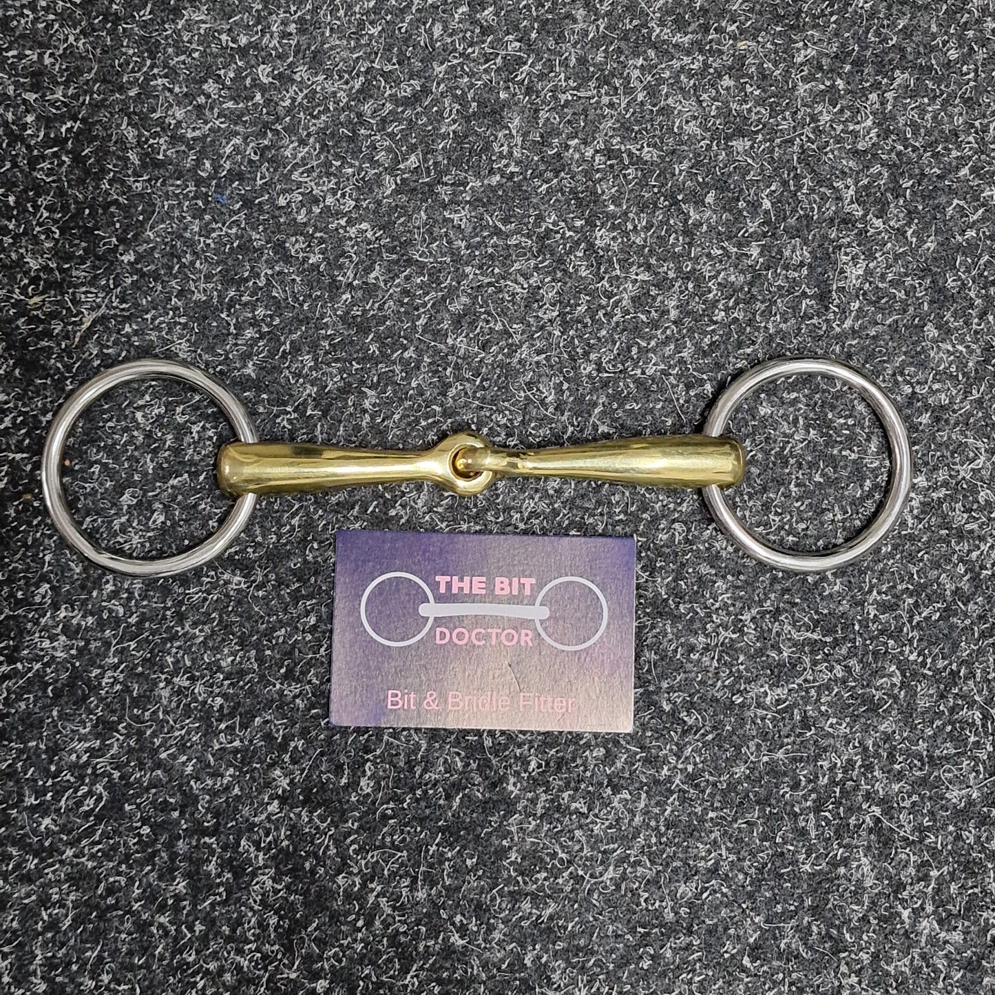 Loose ring Bradoon copper jointed snaffle neat ring