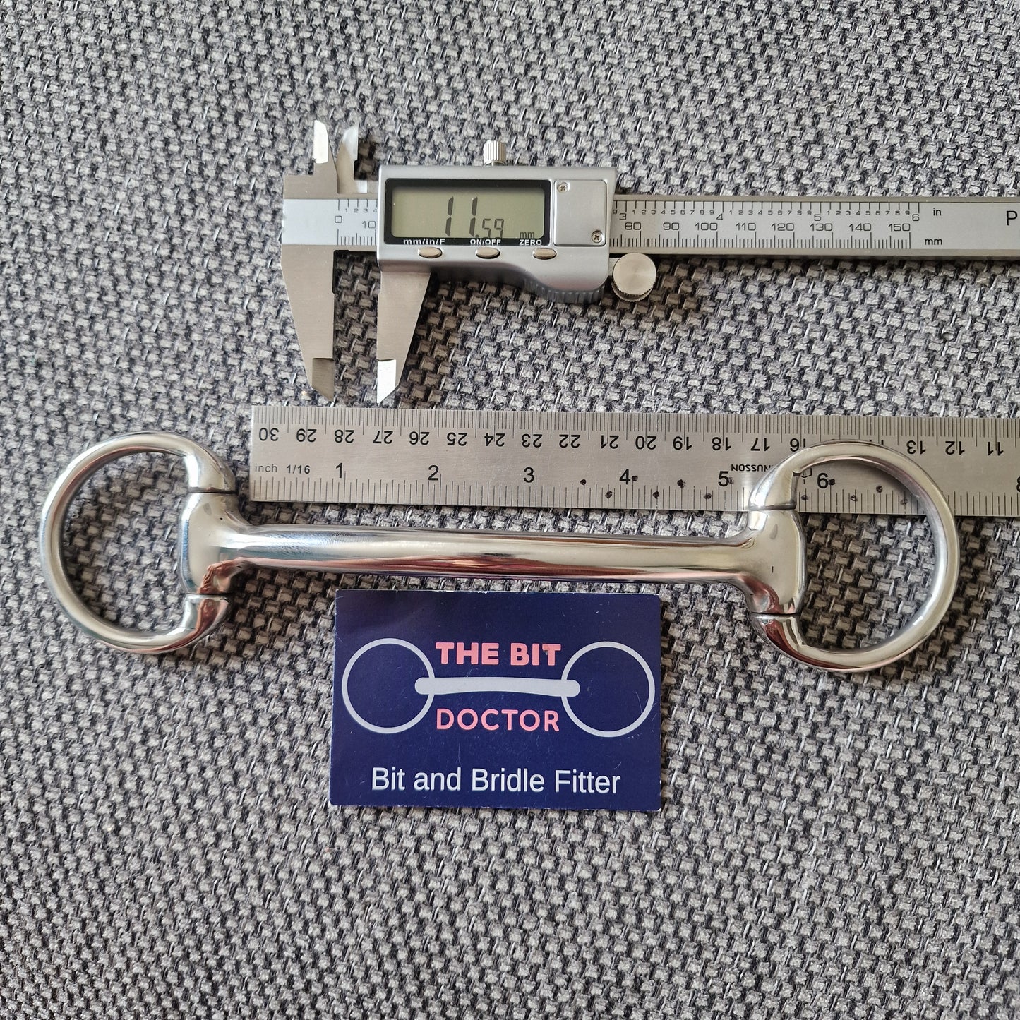 5" custom neat pony mullen eggbutt bradoon snaffle Bit B1294