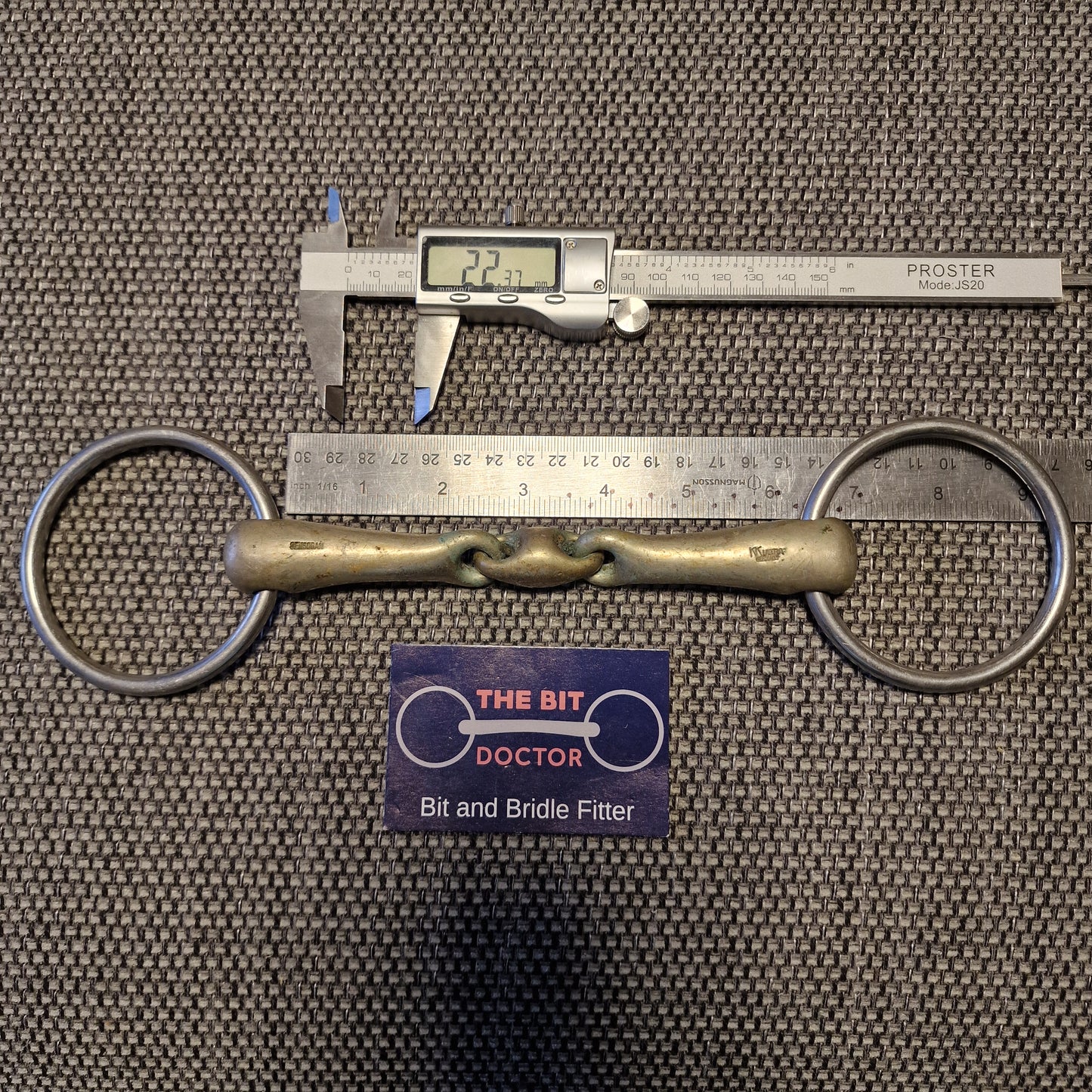6.25" sprenger kk ultra lozenge loose ring snaffle bit B574