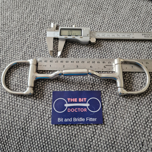 5.5" new Myler MB36 D-ring snaffle bit B3