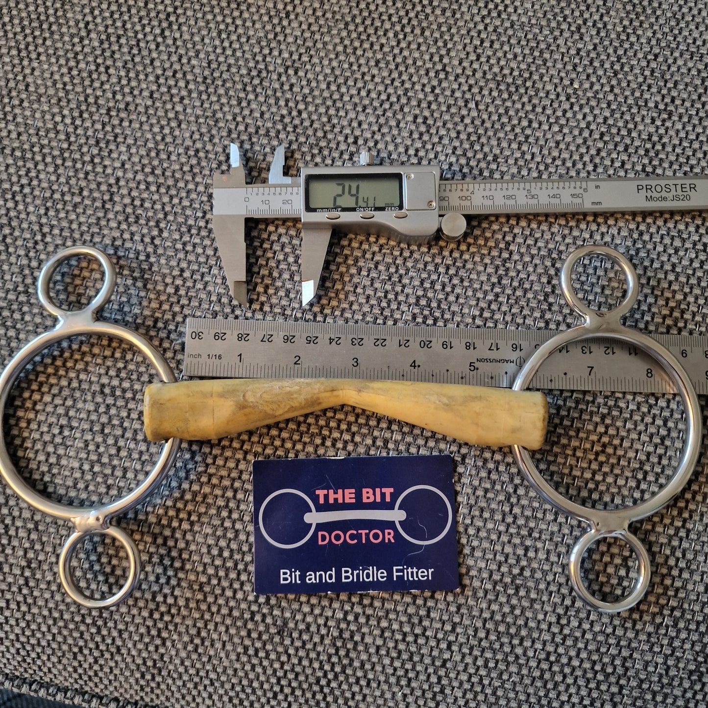 5.5" sprenger duo universal 2.5 ring gag flexi mullen bit B177