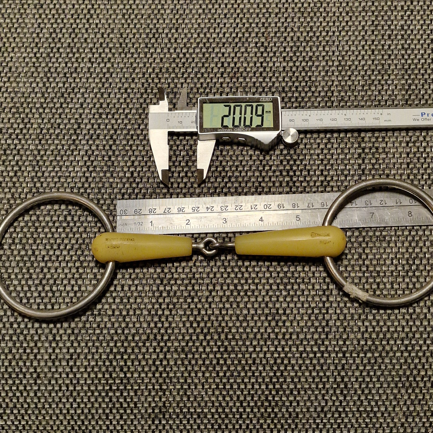 5.5" Happy Mouth loose ring jointed snaffle bit B493