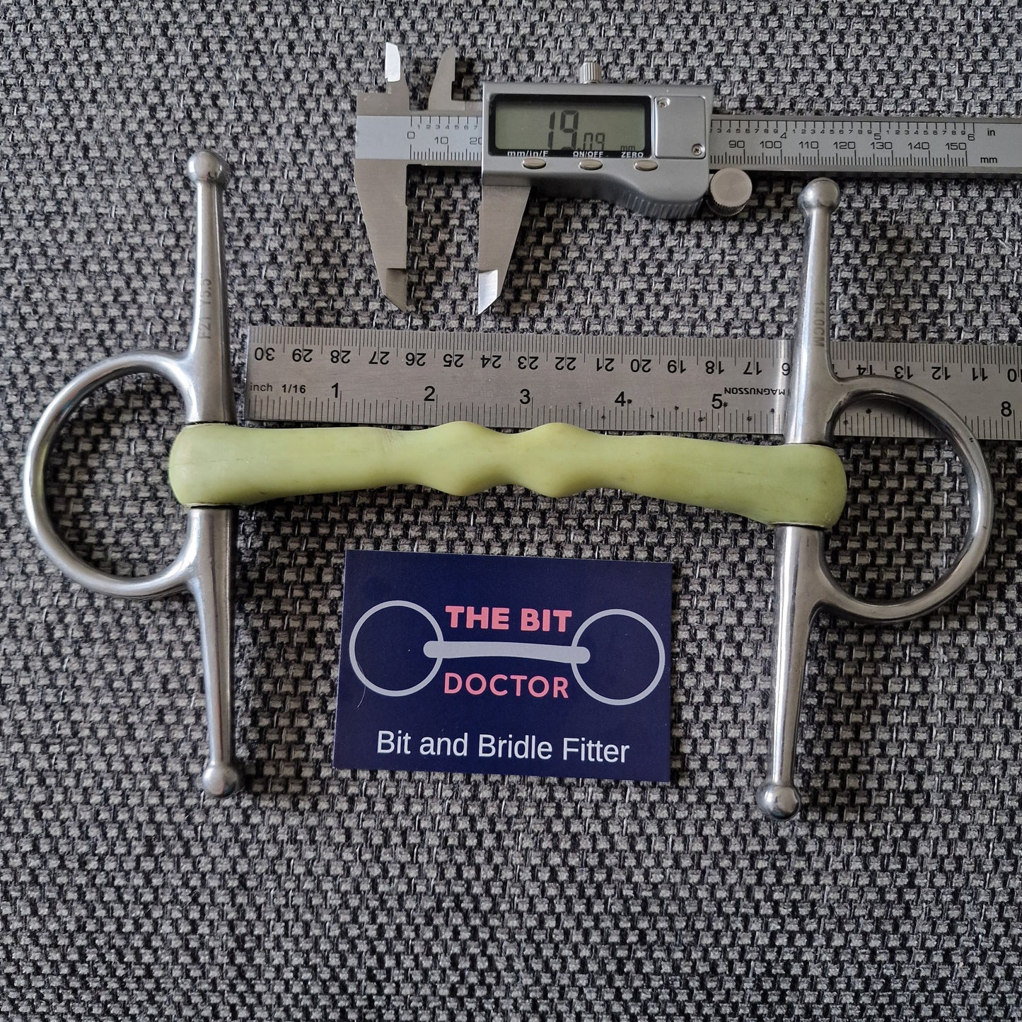 5.5" equikind full cheek mullen snaffle bit B554