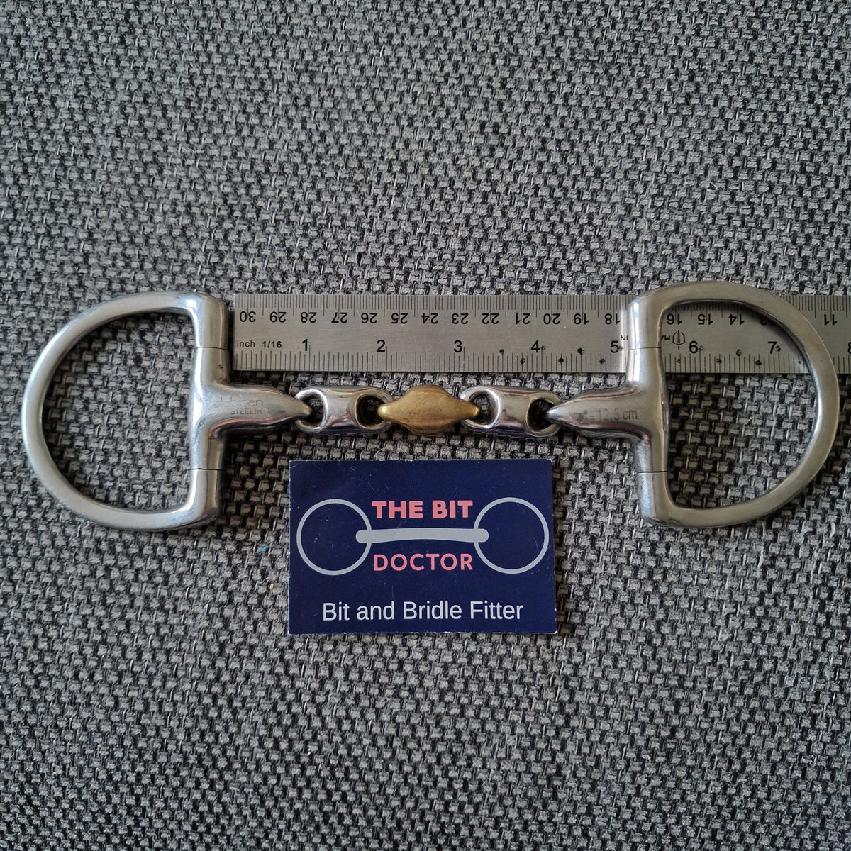 5" stubben waterford max relax d-ring snaffle Bit B1711