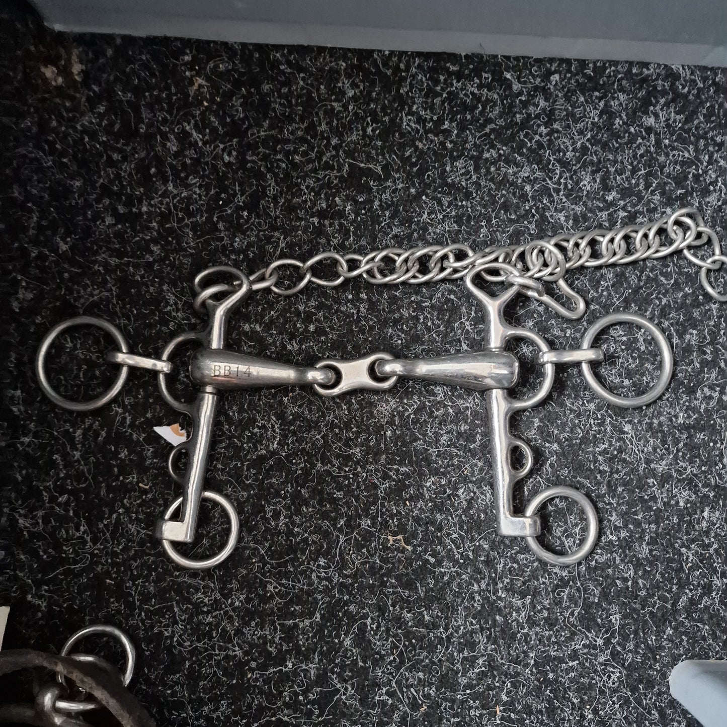 5" french link rugby pelham Bit B1364