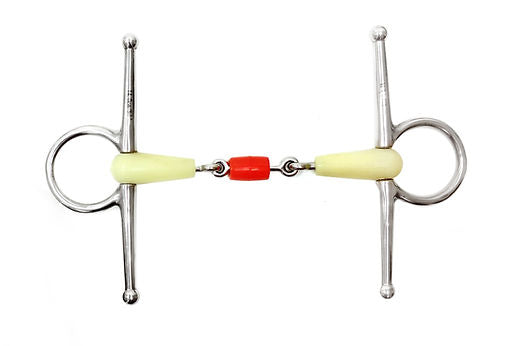 Apple lozenge full cheek snaffle bit