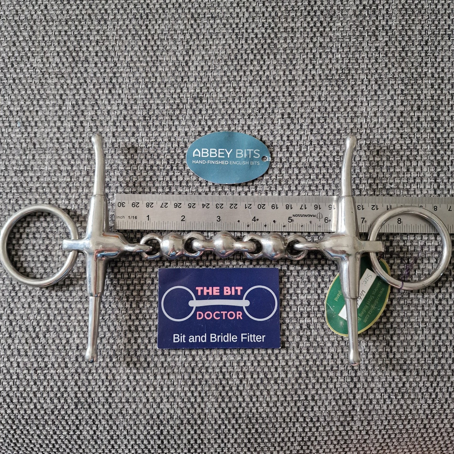 6" new abbey custom waterford fulmer snaffle Bit B1639