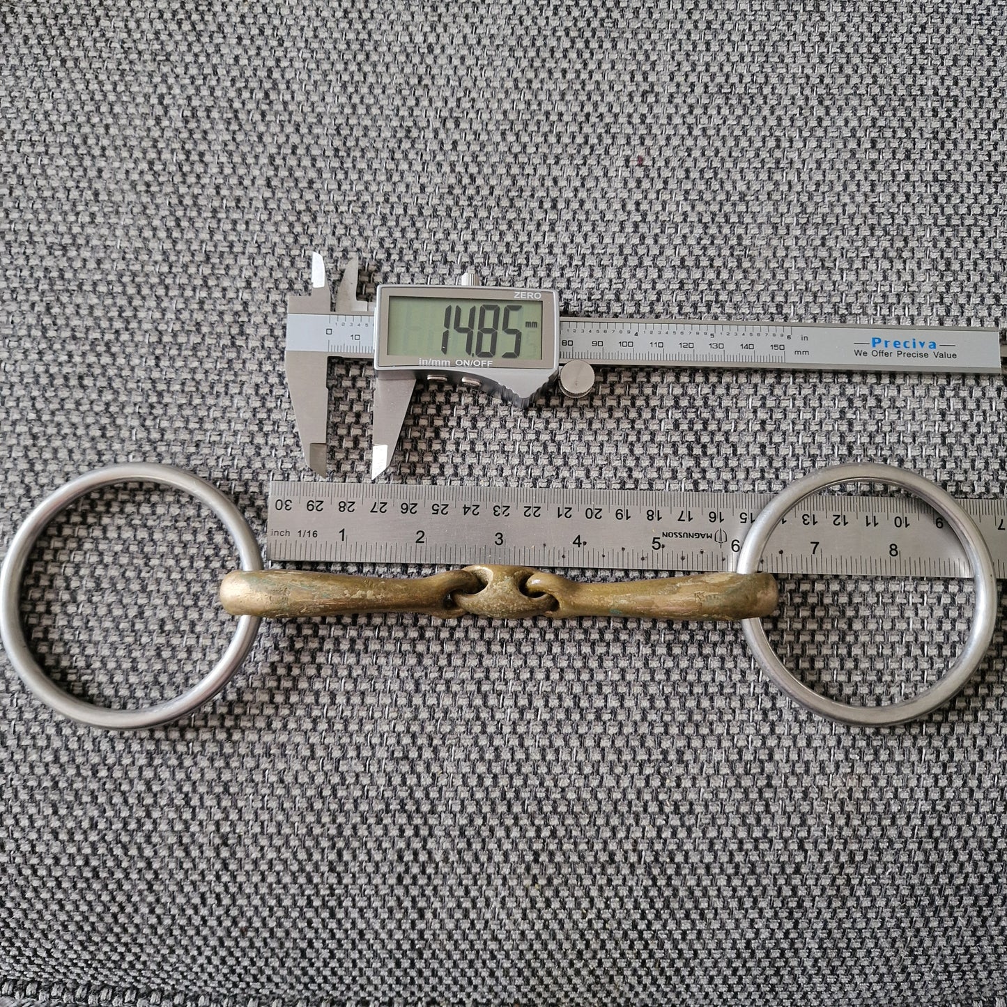 5.75" sprenger RS dynamic loose ring lozenge snaffle bit B575
