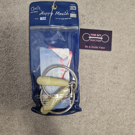 6.25" happy mouth loose ring jointed snaffle Bit New B1644