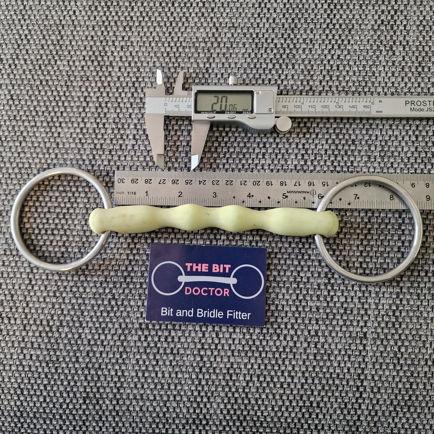 5.75" Flexi Mullen Loose Ring Snaffle bit B853