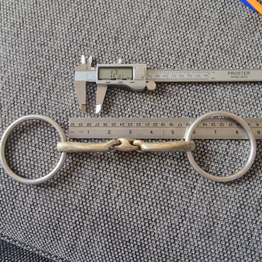 5.5" sprenger novocontact lozenge Loose Ring snaffle bit B775