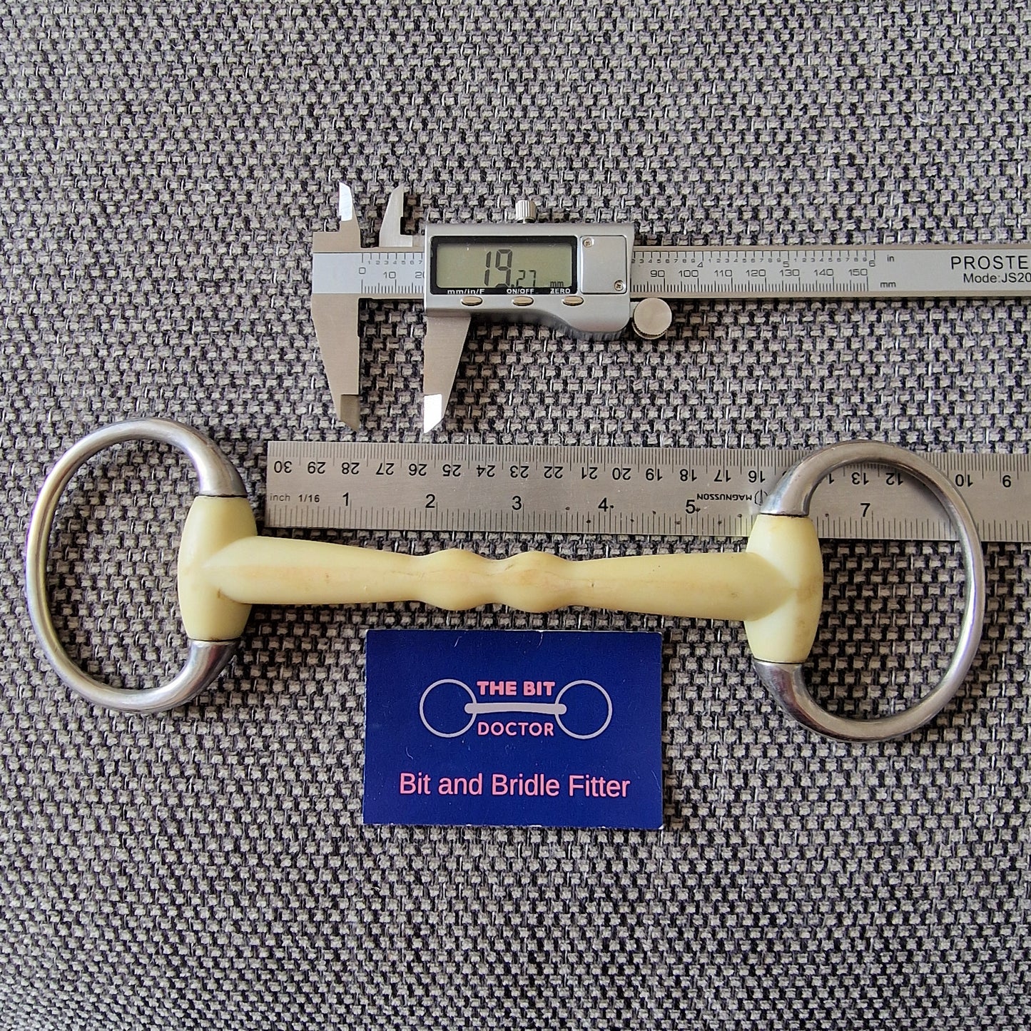 5.5" eggbutt flexi mullen snaffle bit B335