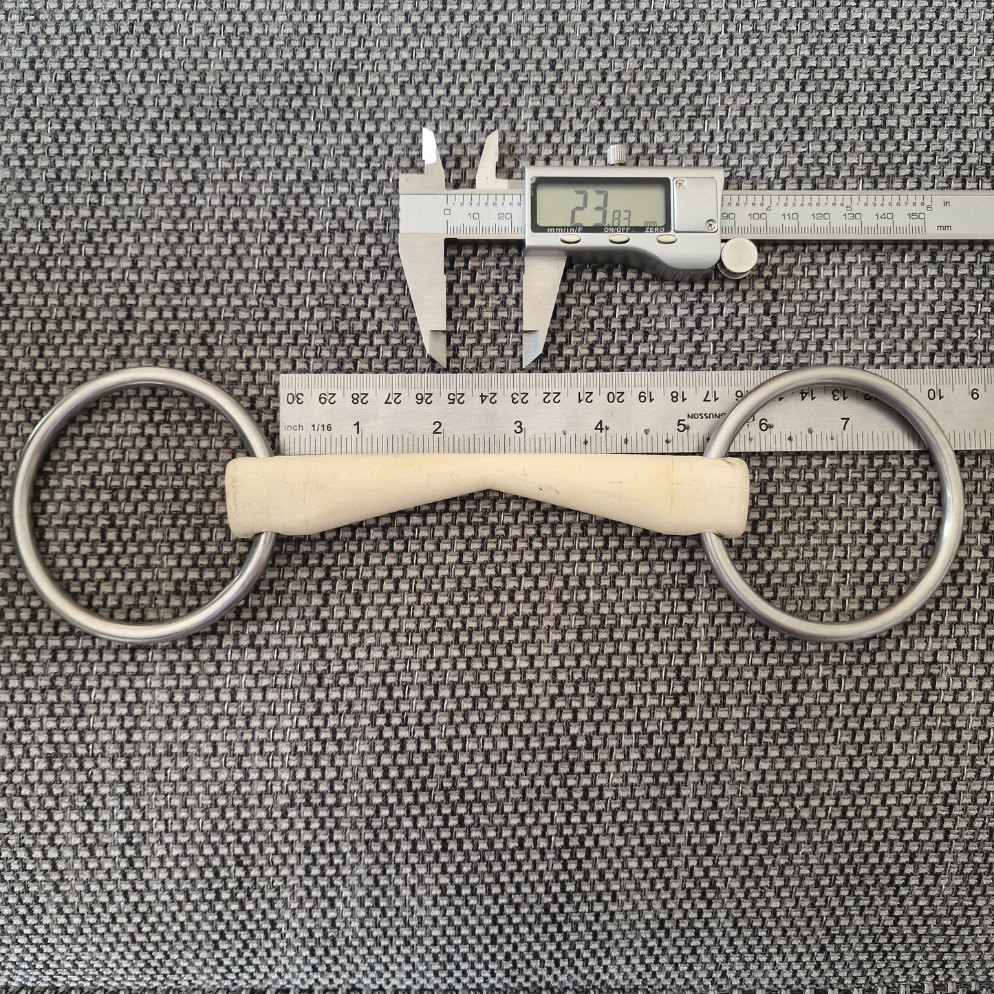 5" Sprenger Duo flexi mullen loose ring snaffle Bit B977