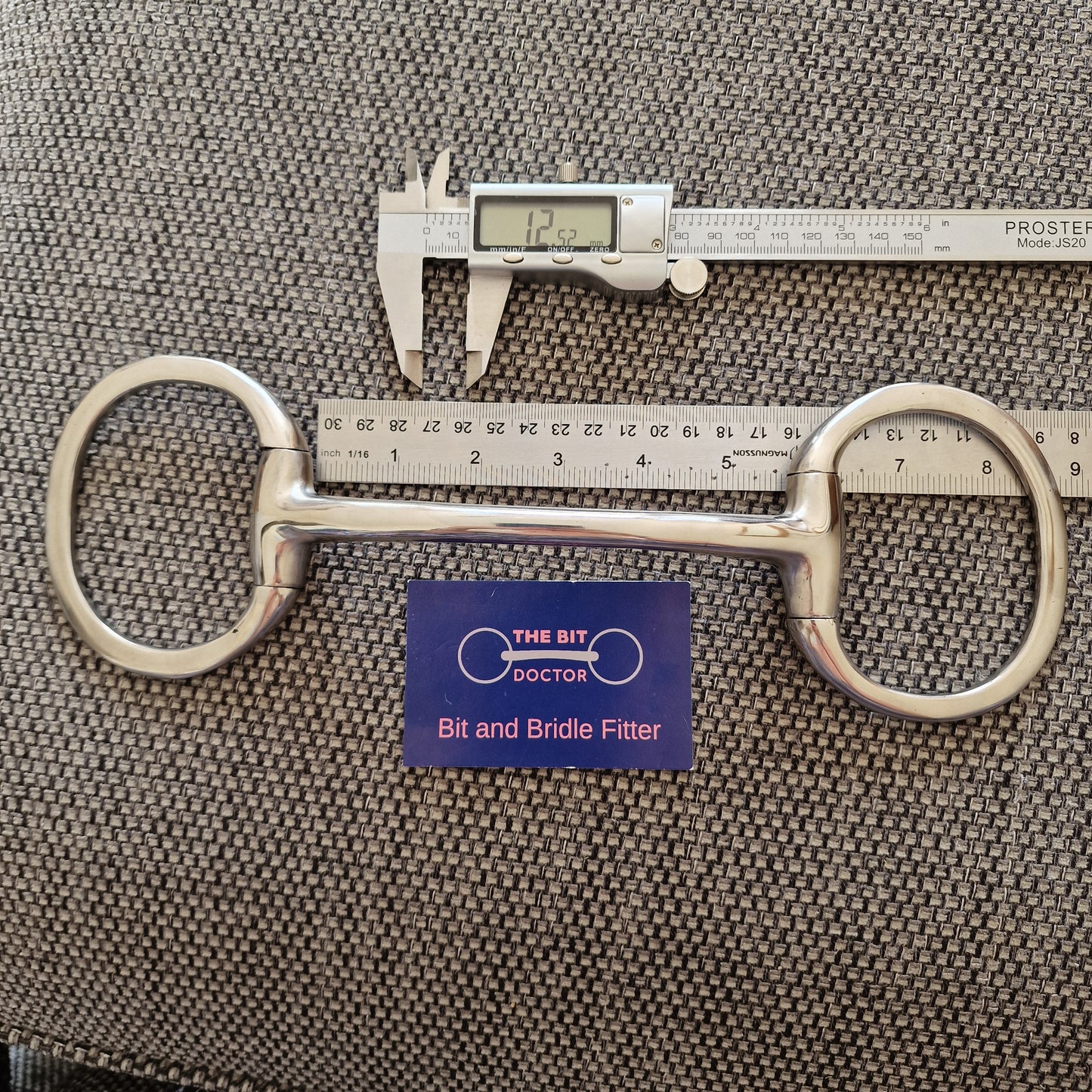 5.5" eggbutt mullen snaffle bit B334