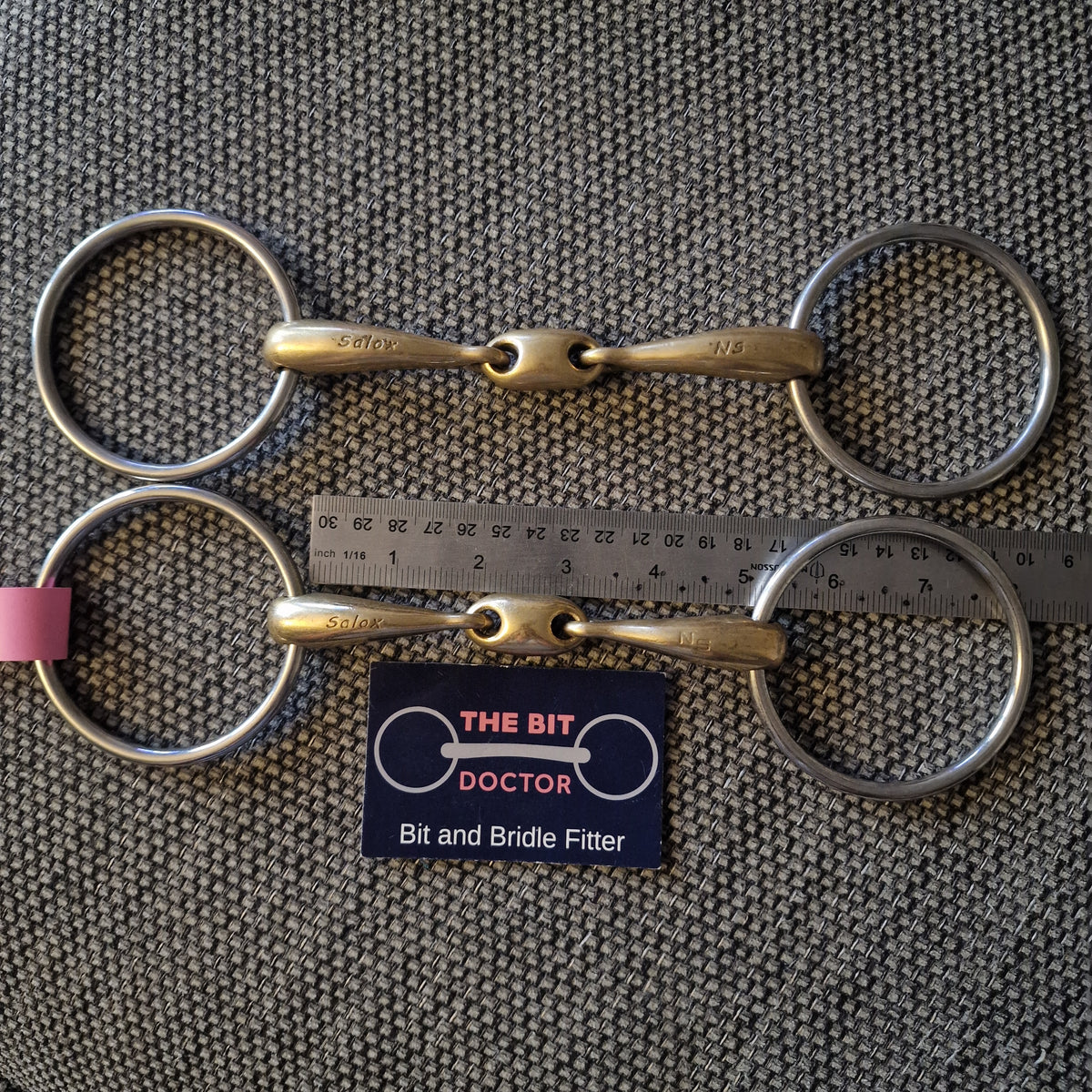 5" Neue Schule Team Up lozenge loose ring snaffle bit B398