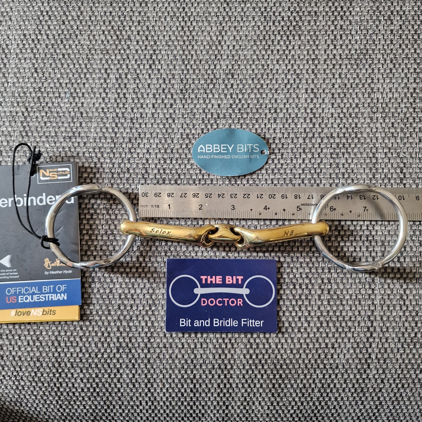 5.25" One Off New Neue Schule verbindend 55mm ring balding gag bit B123