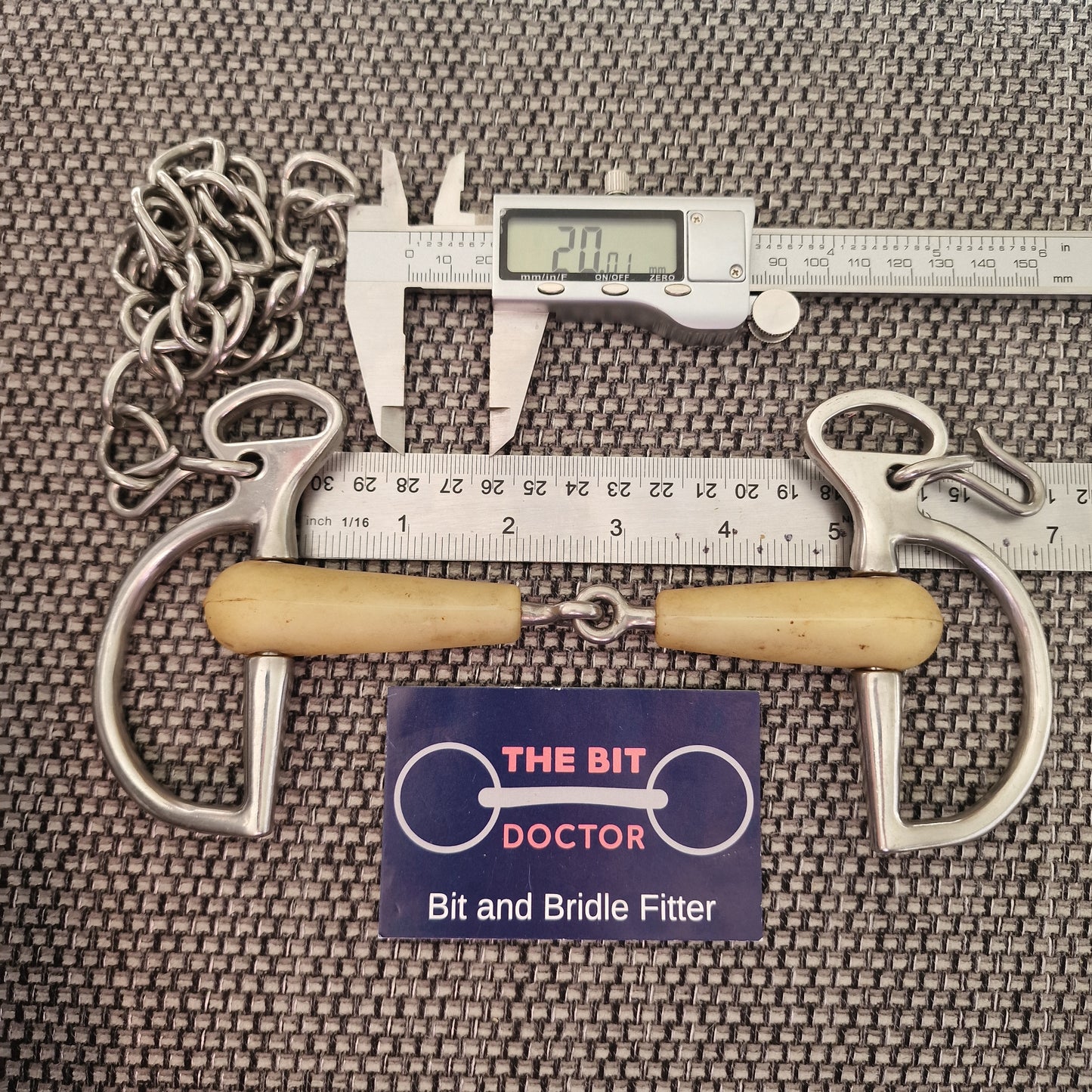 5" happy mouth jointed kimblewick Bit B1563