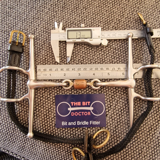 6" custom made nelson gag copper roller link Bit B1265