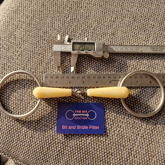 5.5" Happy Mouth loose ring jointed snaffle bit B493