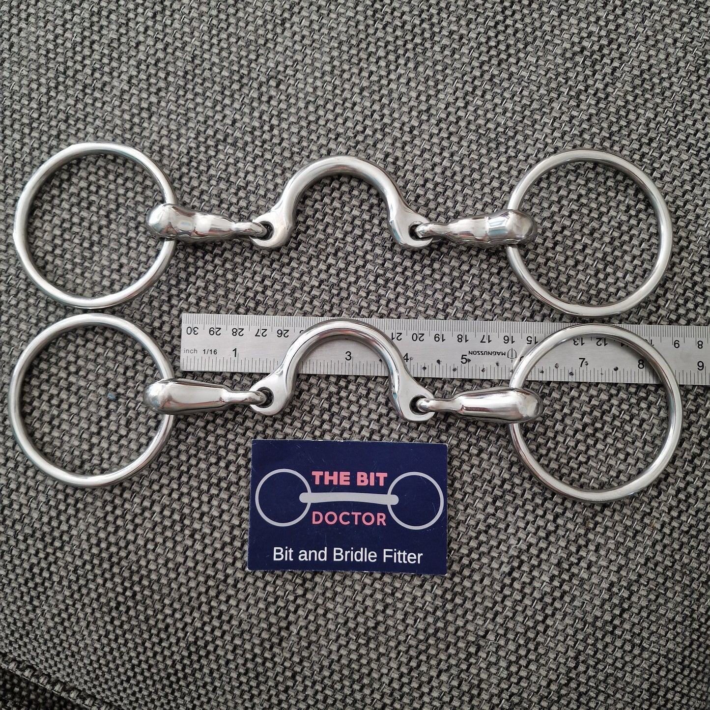 5.5" TBD Custom segundo loose ring snaffle bit B266