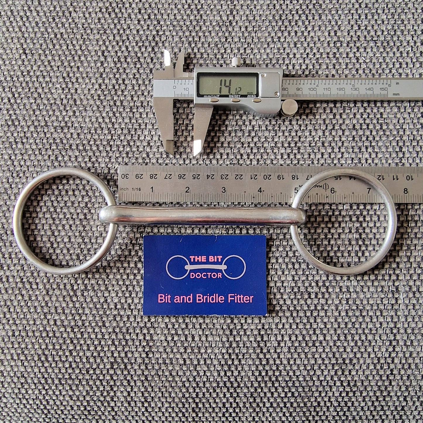 4.75" mullen loose ring snaffle Bit B1593