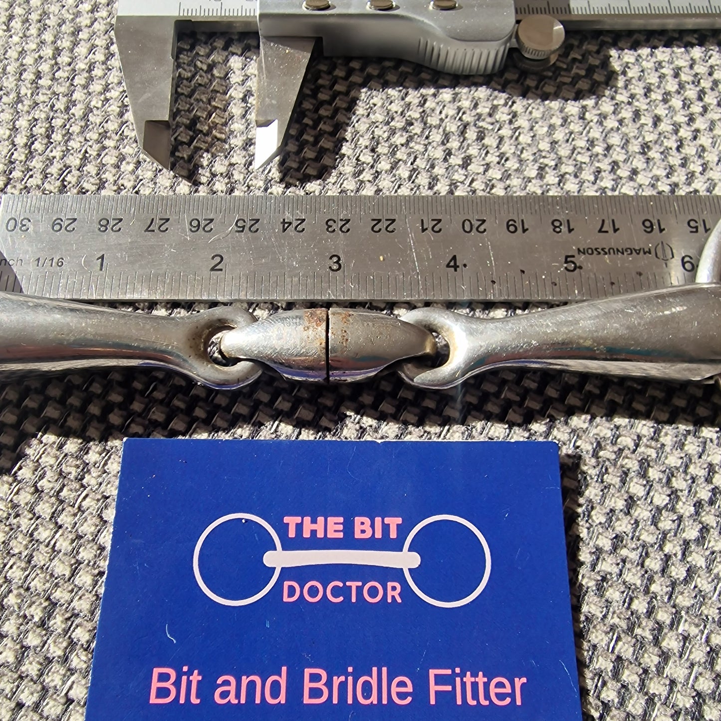 5.75" centre revolver lozenge 2.5 ring gag Bit B1471