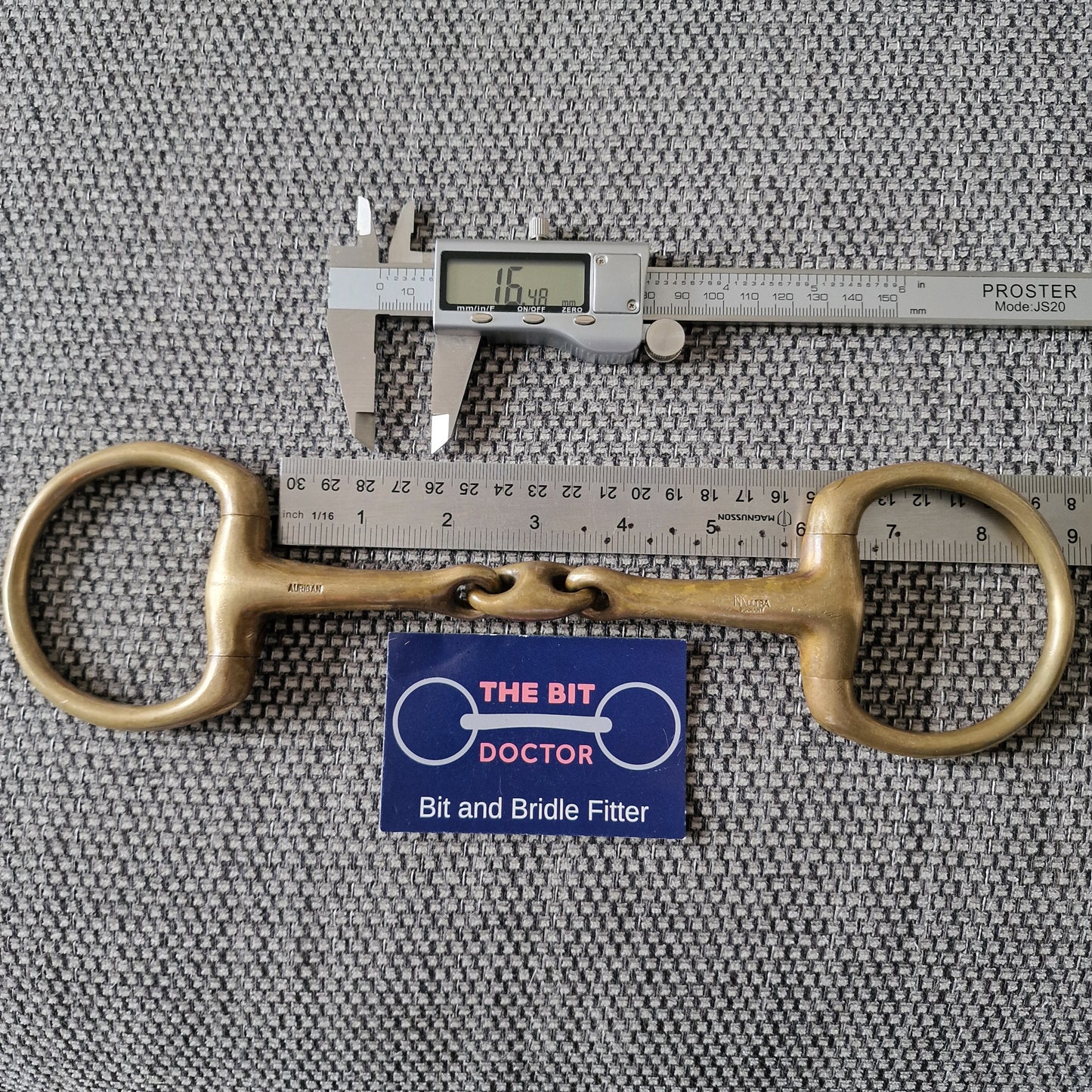 5.75" sprenger kk ultra eggbutt lozenge snaffle bit B797