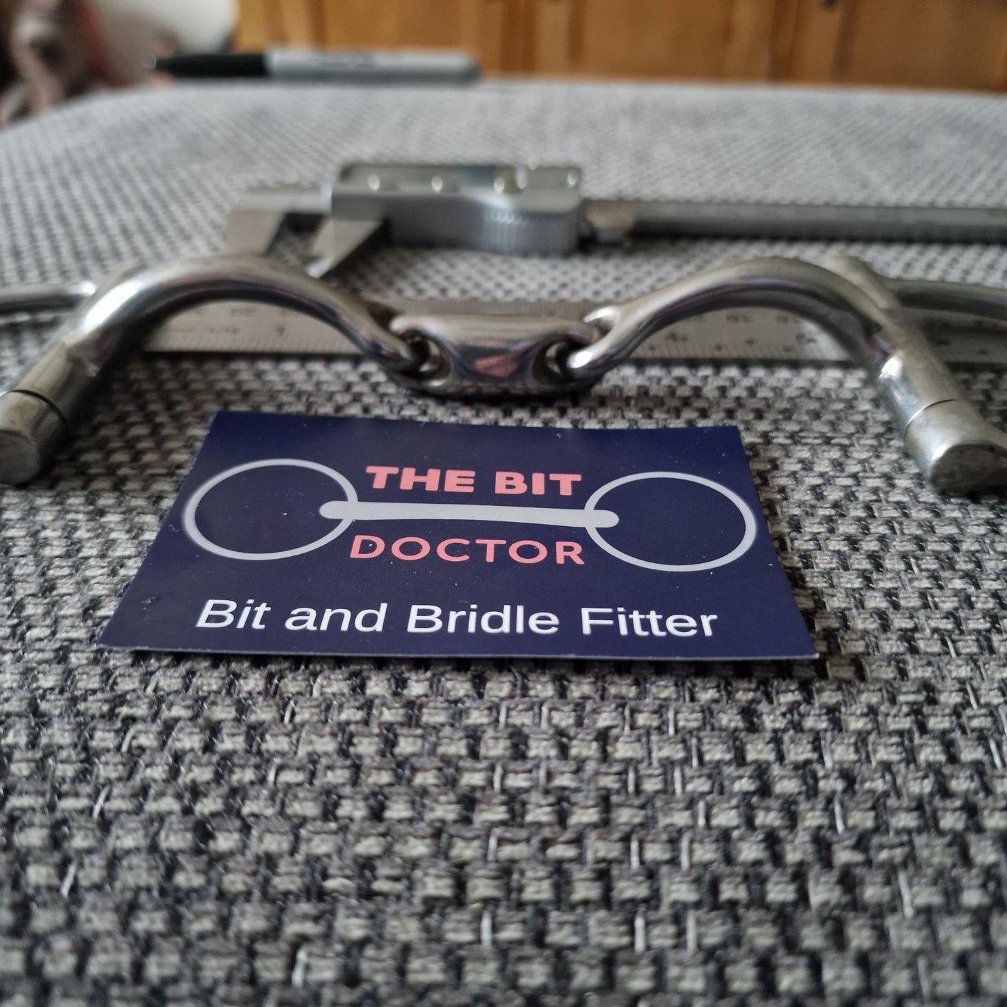 5" Hilary vernon informed designs liberty D-ring lozenge snaffle bit B247