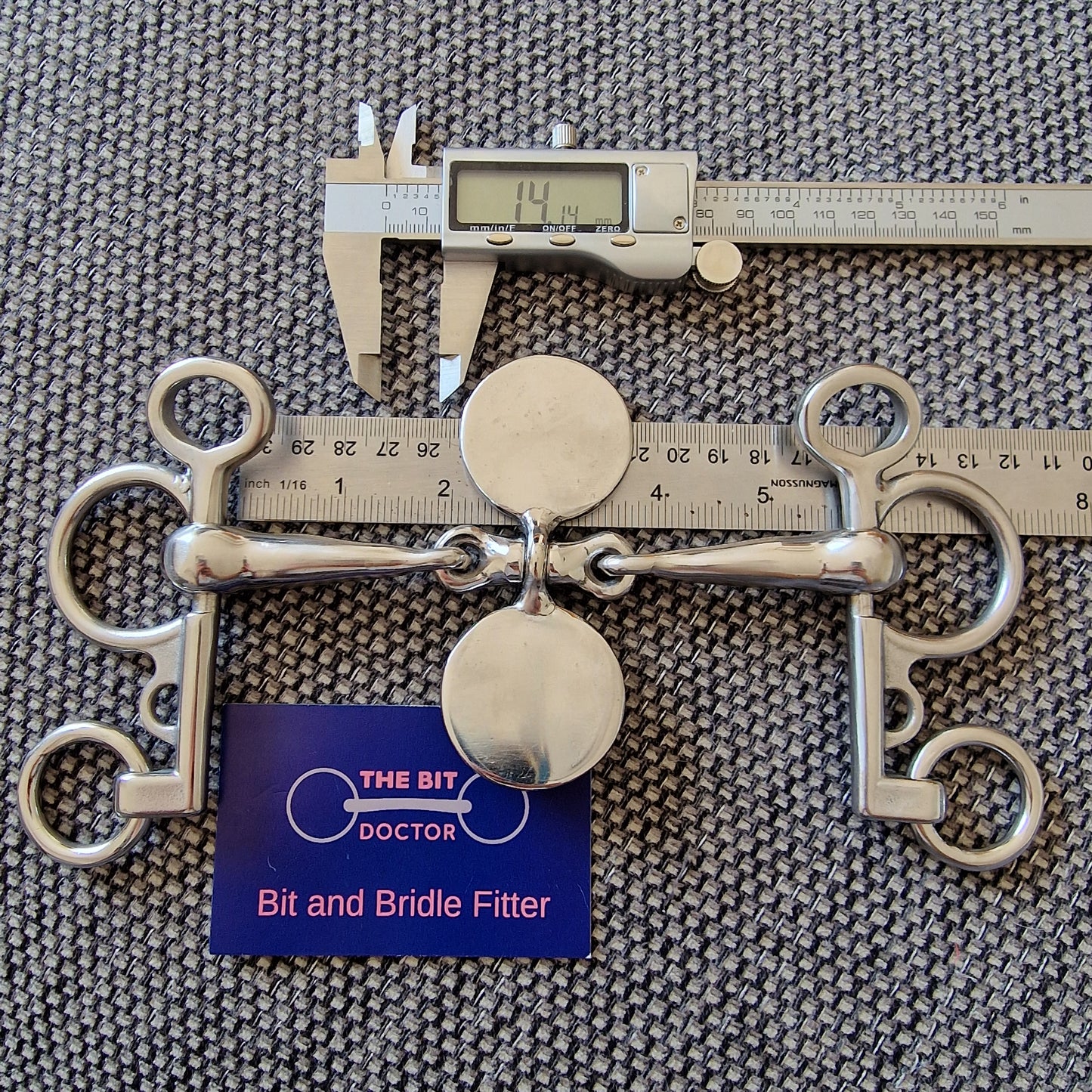 5.5" custom made Abbey spinner baby pelham bit B940