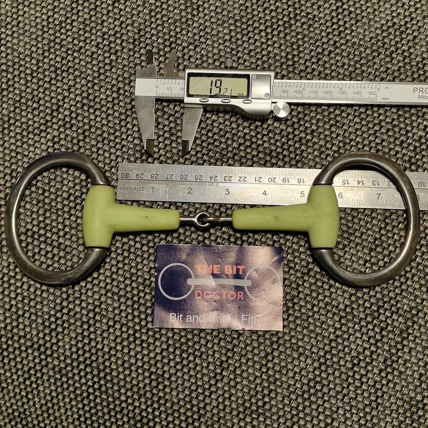 5" eggbutt flexi jointed snaffle bit B1216
