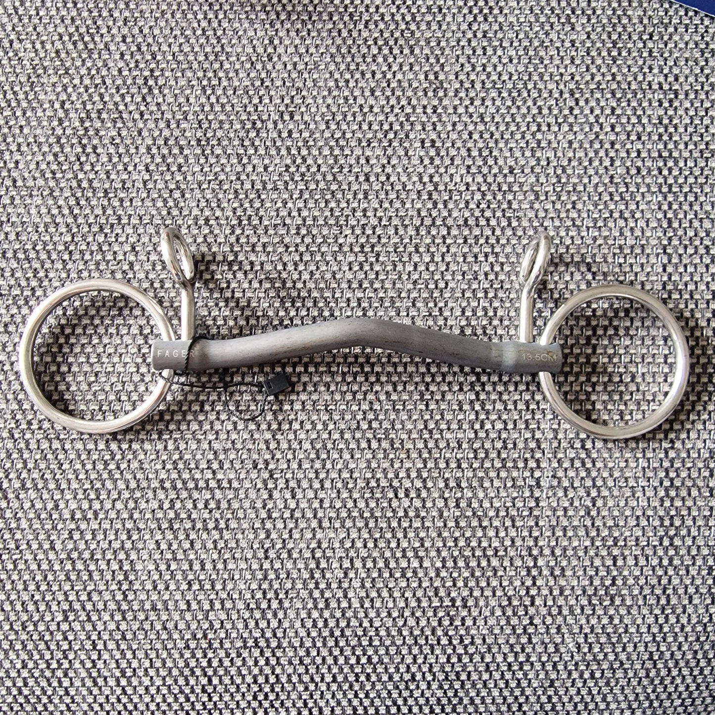 5.25" 135mm Fager Sara Loose Hanging cheek Baucher Snaffle Bit B1628
