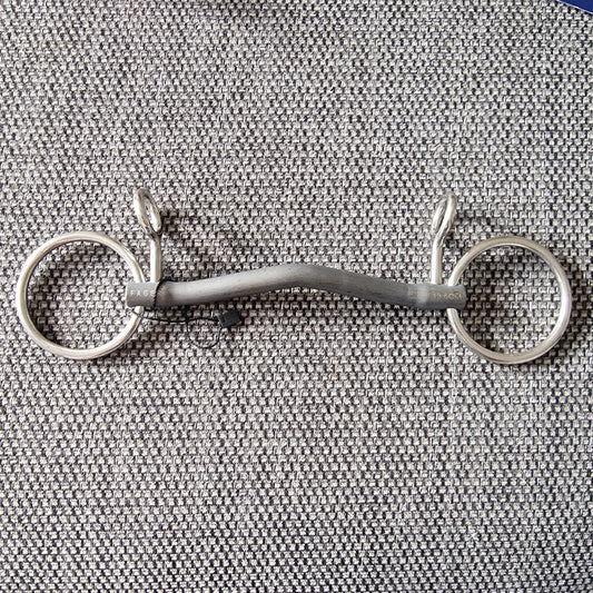 5.25" 135mm Fager Sara Loose Hanging cheek Baucher Snaffle Bit B1628
